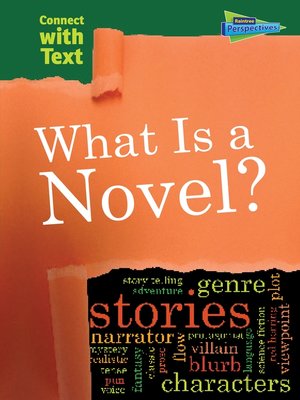 cover image of What is a Novel?